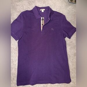 Burberry Brit Deep Purple Polo Shirt for men